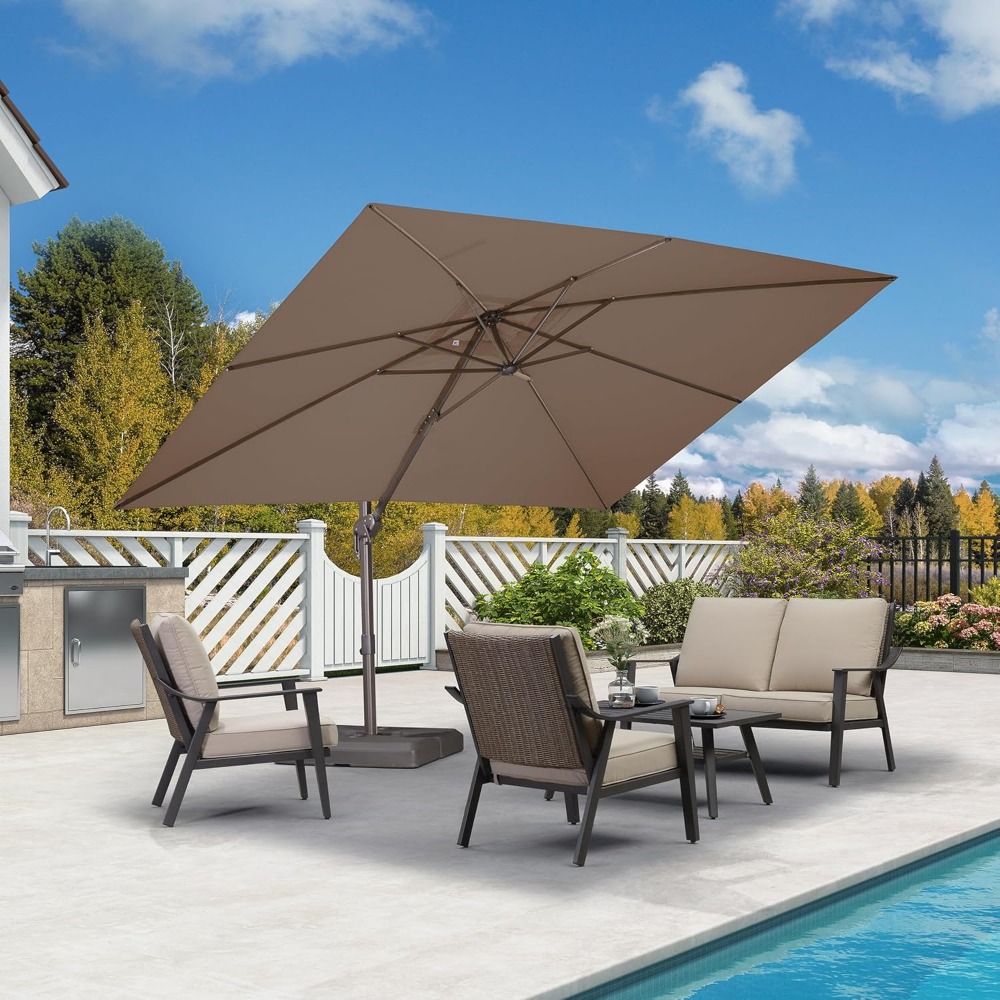 Rectangle Cantilever Patio Umb - Outdoor Furniture Umbrella recensie en prijs