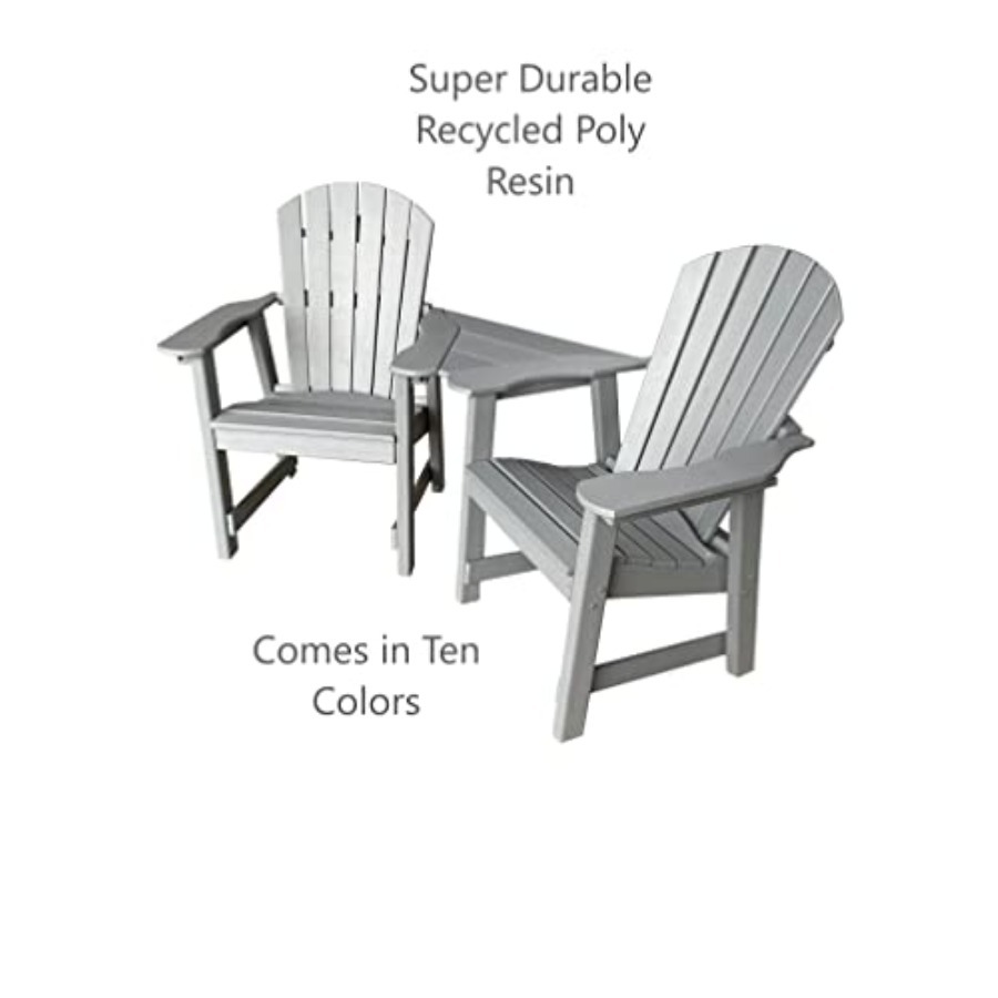 2 Chair Dining Table Set - Pol - Outdoor Furniture Recycled Plastic recensie en prijs