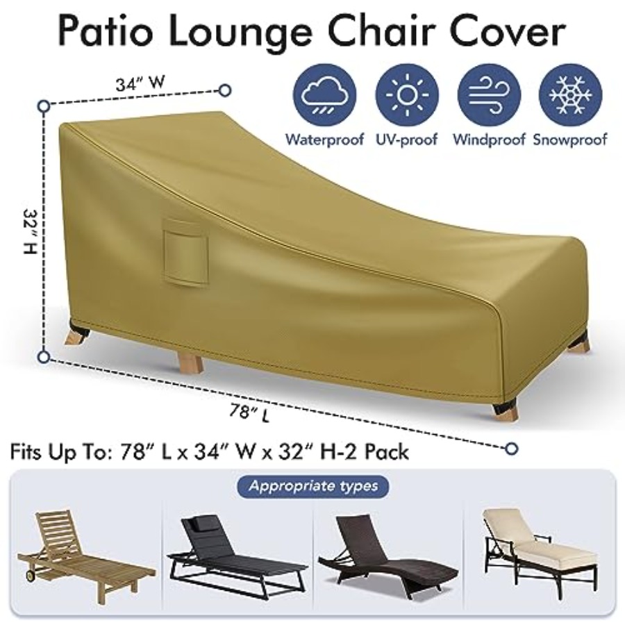 Chaise Lounge Covers Outdoor W - Outdoor Furniture Heavy recensie en prijs