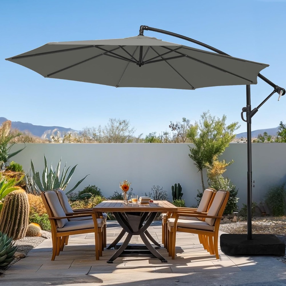 10ft Patio Umbrella with Base  - Outdoor Furniture Umbrella recensie en prijs